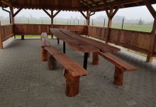 8. Ławki  stoły - efekt końcowy