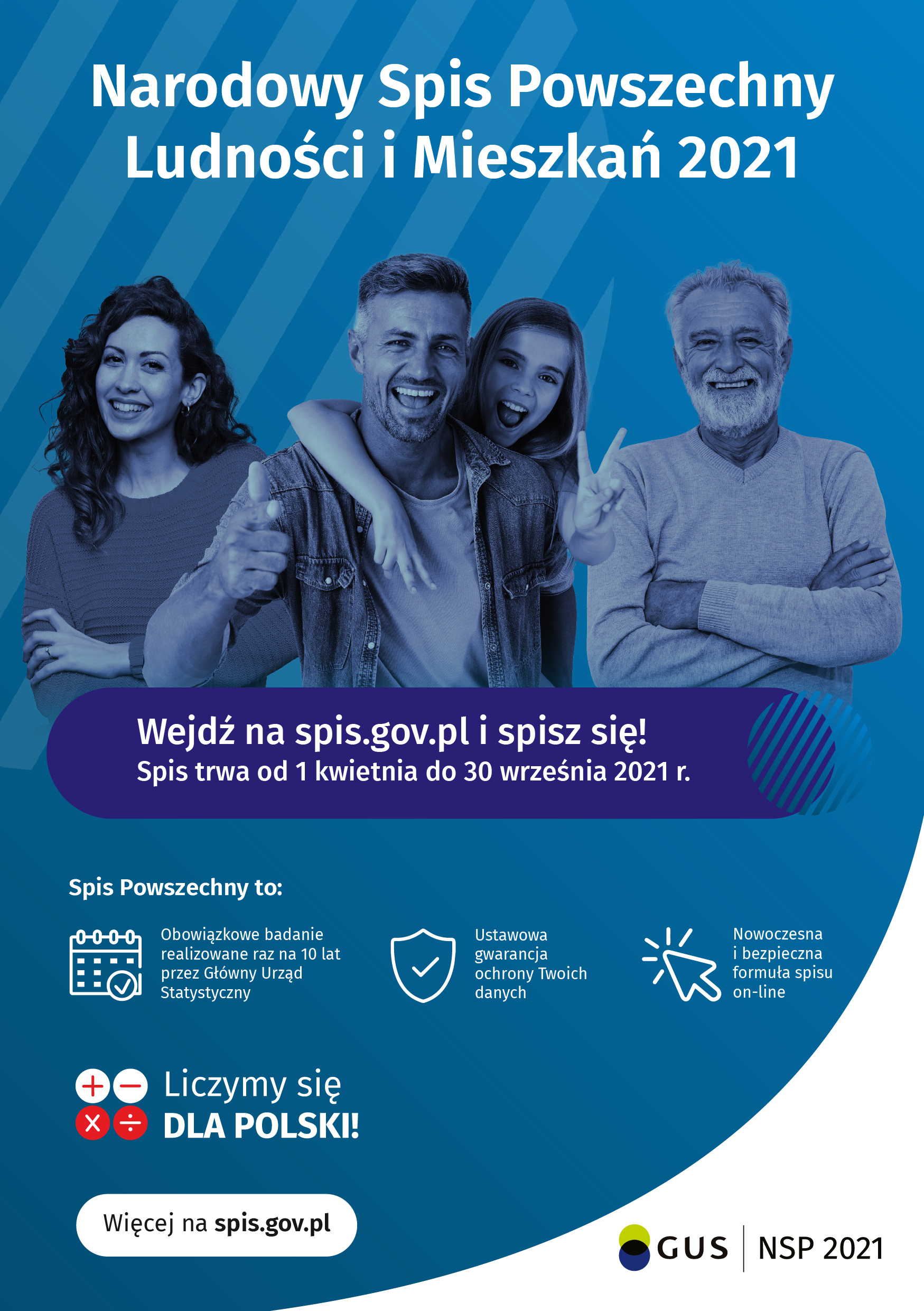 1 kwietnia rozpoczął się Narodowy Spis Powszechny Ludności i Mieszkań 2021!