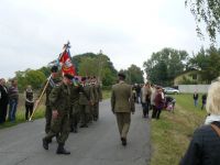 Uroczystość w dniu 12 września 2015 roku przy pomniku w...