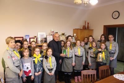 Betlejemskie Światło Pokoju w gminie Głowno