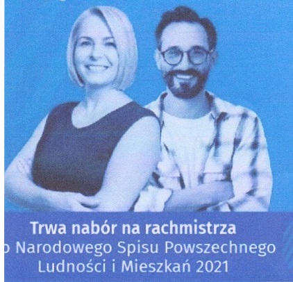 Informacja dla kandydatów na rachmistrza spisowego na terenie Gminy Głowno.