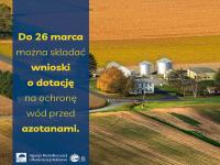 Jeszcze przez miesiąc możesz złożyć wniosek i otrzymać nawet 100 tys. zł na ochronę wód przed azotanami