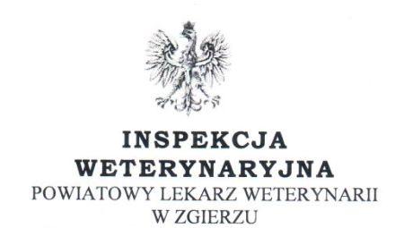 Komunikat w sprawie utylizacji zwłok padłych zwierząt