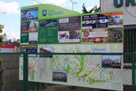 Nowa tablica ogłoszeń przy Urzędzie Gminy Głowno