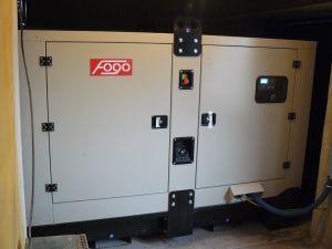 Nowo zainstalowany agregat prądotwórczy na stacji wodociągowej w Popowie już działa