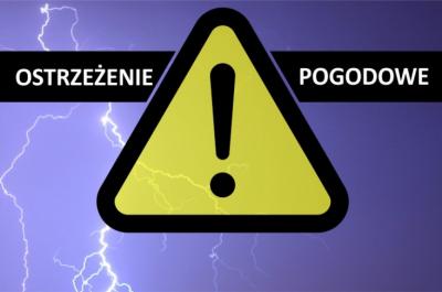 Ostrzeżenie meteorologiczne - intensywne opady deszczu z burzami
