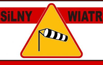 Ostrzeżenie meteorologiczne - silny wiatr