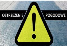 Ostrzeżenie meteorologiczne - marznące opady