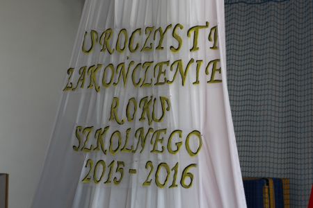 Uczniowie z najwyższą średnią ocen w roku szkolnym 2015/2016