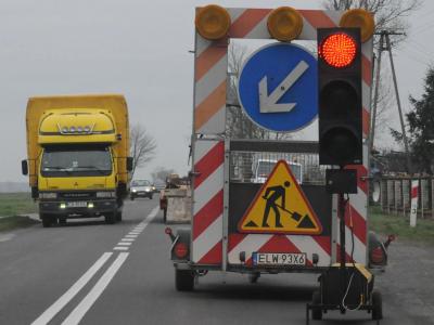 Utrudnienia w ruchu na drodze gminnej Karnków-Pludwiny