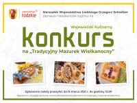 Wojewódzki Kulinarny Konkurs na „Tradycyjny Mazurek Wielkanocny”