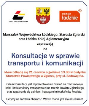 Zaproszenie na kosultacje społeczne w sprawie rozwoju ŁKA