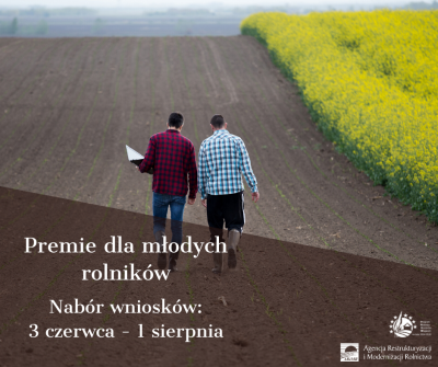 150 tys. zł premii dla młodego rolnika. Wnioski od 3 czerwca.