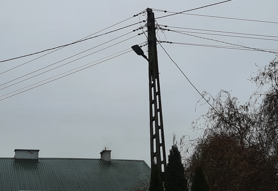 Wymiana oświetlenia ulicznego w Karasicy