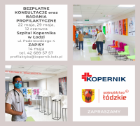 Zaproszenie na bezpłatne konsultacje i badania lekarskie w ramach akcji profilaktyki onkologicznej